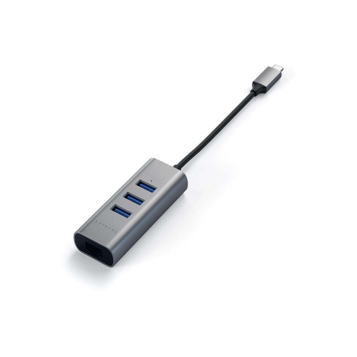 Satechi – TYPE-C 2 az 1-ben 3 Portos USB 30 Hub & Ethernet - asztroszürke - iSTYLE HU