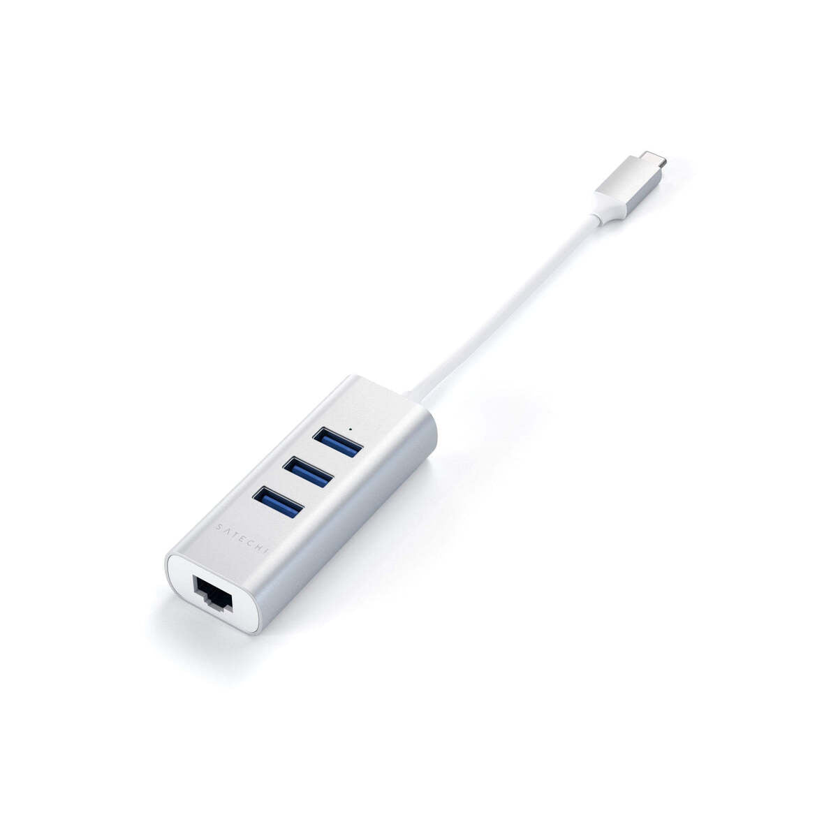 Satechi – TYPE-C 2 az 1-ben 3 Portos USB 30 Hub & Ethernet - ezüst - iSTYLE HU