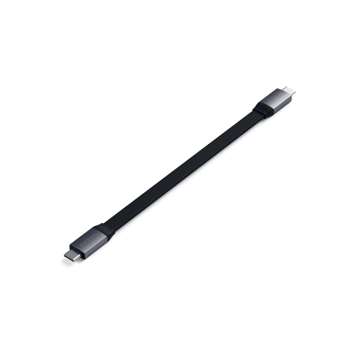 Satechi – 2. generációs lapos USB-C kábel (0.21m) -asztroszürke - iSTYLE HU