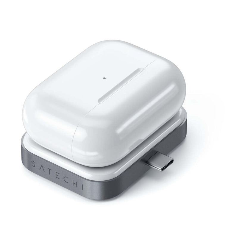 Satechi – USB-C Vezeték nélküli töltő dokkoló AirPods-hoz - Asztroszürke - iSTYLE HU