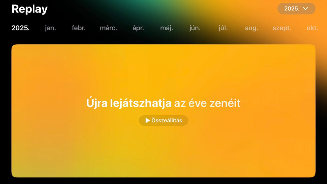 Most még többet megtudhatsz arról, hogyan hallgattál idén zenét!