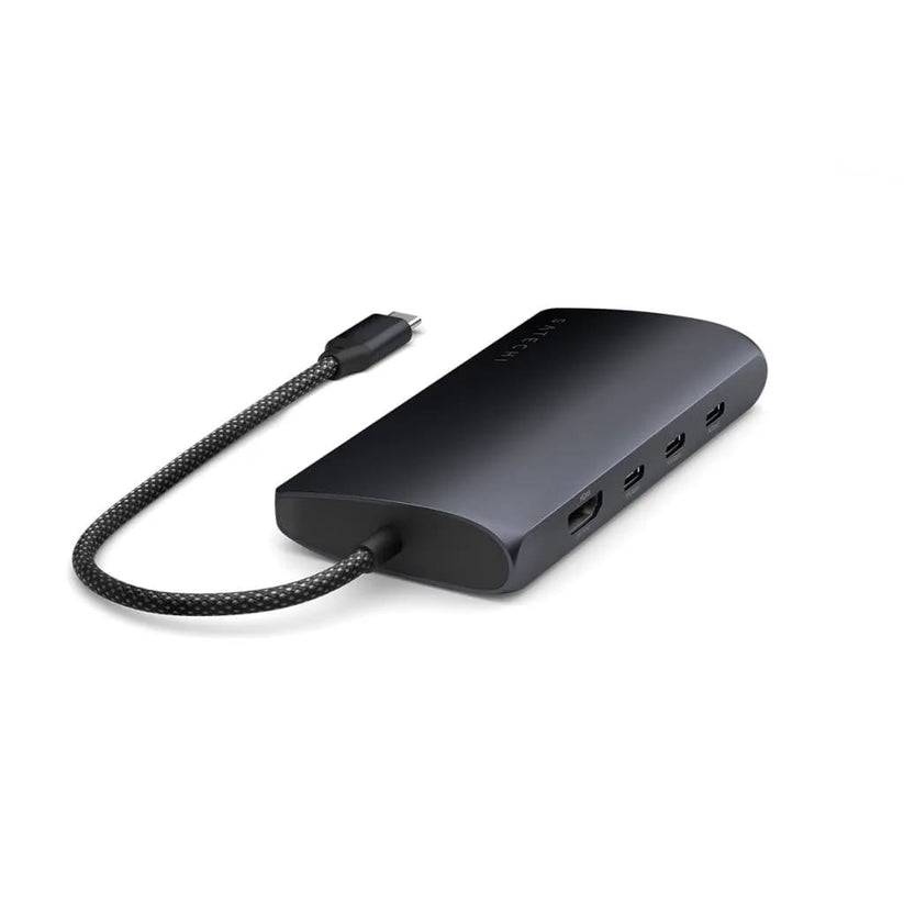 Satechi – USB-C 8K Multiport adapter Ethernet csatlakozóval – éjfekete - iSTYLE HU