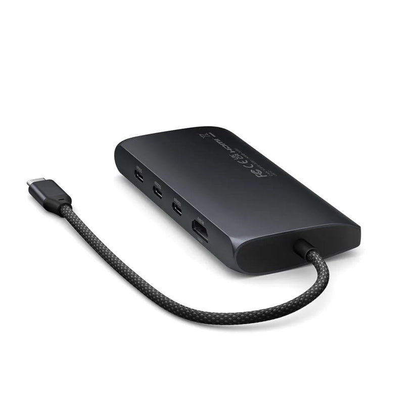 Satechi – USB-C 8K Multiport adapter Ethernet csatlakozóval – éjfekete - iSTYLE HU