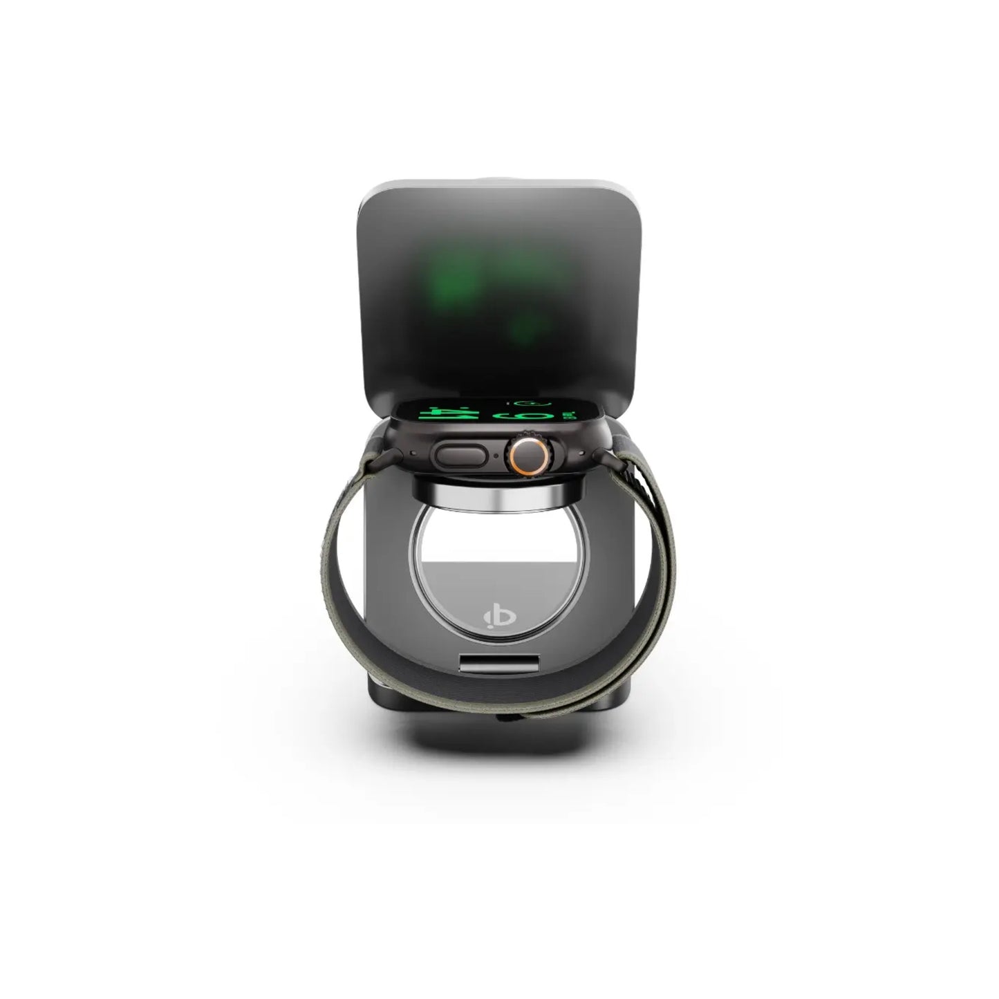 Cubenest Qi2.2 3in1 Magnetic Wireless charger SQ312 - szürke