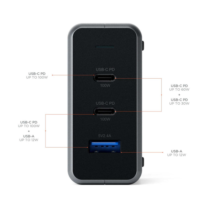 Satechi – USB-C PD Compact GAN 100W töltő adapter - iSTYLE HU