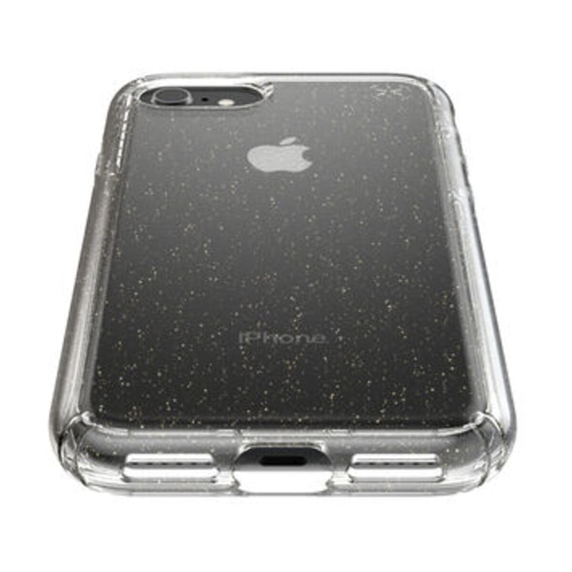 Speck – Presidio Clear + Glitter iPhone SE tok – átlátszó / arany glitter - iSTYLE HU