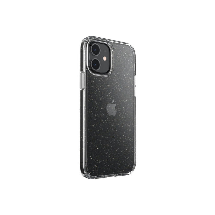Speck – Presidio Clear + Glitter iPhone 12 / 12 Pro tok – átlátszó / arany glitter - iSTYLE HU