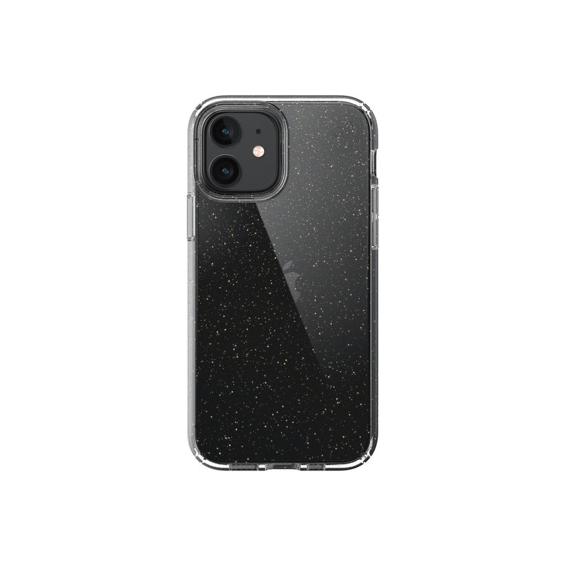 Speck – Presidio Clear + Glitter iPhone 12 / 12 Pro tok – átlátszó / arany glitter - iSTYLE HU