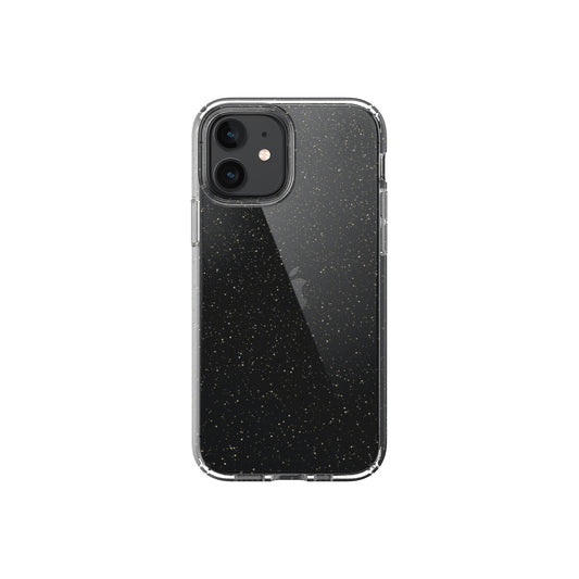 Speck – Presidio Clear + Glitter iPhone 12 / 12 Pro tok – átlátszó / arany glitter - iSTYLE HU