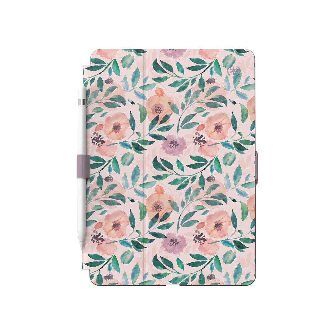 Speck Balance Folio iPad (7. és 8. generáció) tok - akvarell rózsa - iSTYLE HU