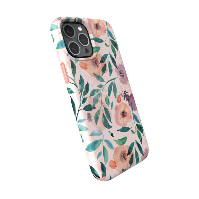Speck – Presidio EDITION iPhone 12 Pro Max tok - Átlátszó/Virágmintás - iSTYLE HU