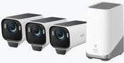 Anker, eufyCam S3 Pro 3-Cam Kit Black+White