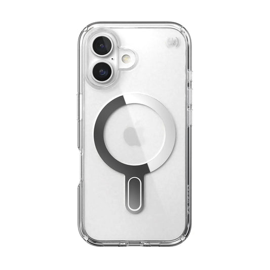 Speck Presidio Perfect Clear + ClickLock tok iPhone 16-hoz — Átlátszó/Króm - iSTYLE HU