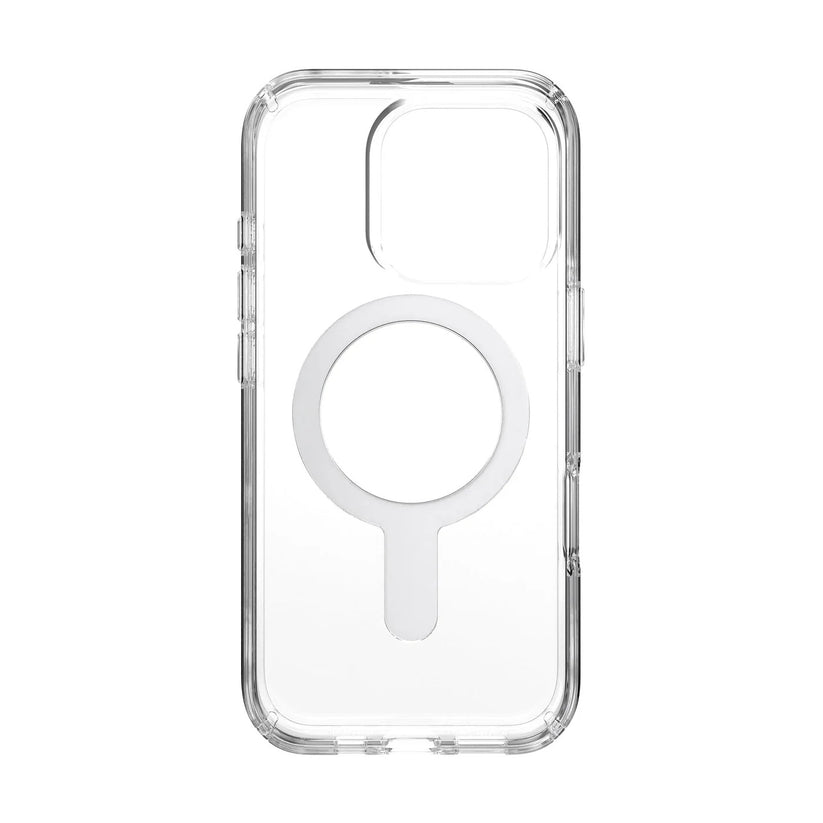 Speck Presidio + ClickLock tok iPhone 16 Pro-hoz — Átlátszó/Króm - iSTYLE HU