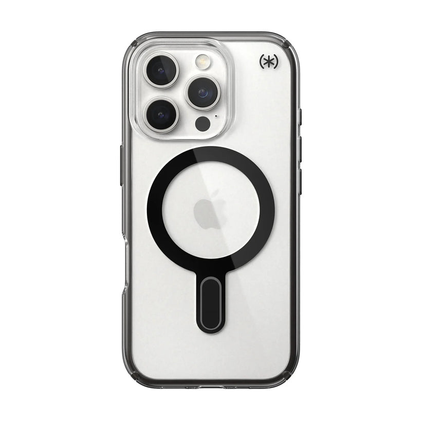 Speck Presidio + ClickLock tok iPhone 16 Pro-hoz — Átlátszó/Matt Fekete - iSTYLE HU