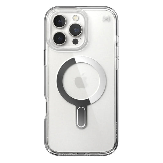 Speck Presidio + ClickLock tok iPhone 16 Pro Max-hoz — Átlátszó/Króm - iSTYLE HU