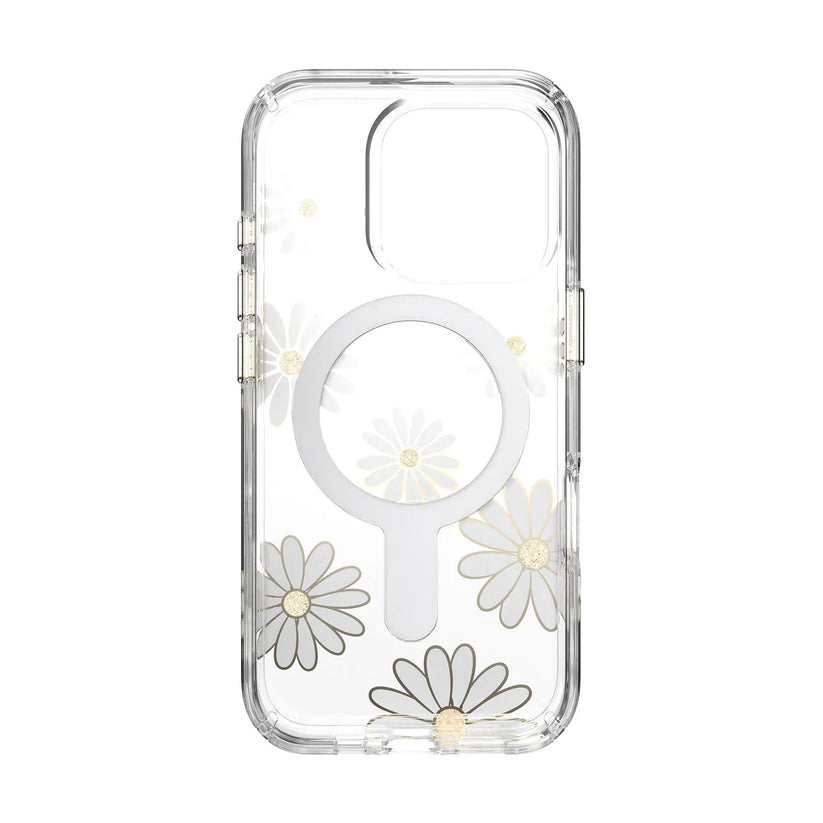 Speck Presidio + ClickLock tok iPhone 16 Pro-hoz — Átlátszó/Arany - iSTYLE HU