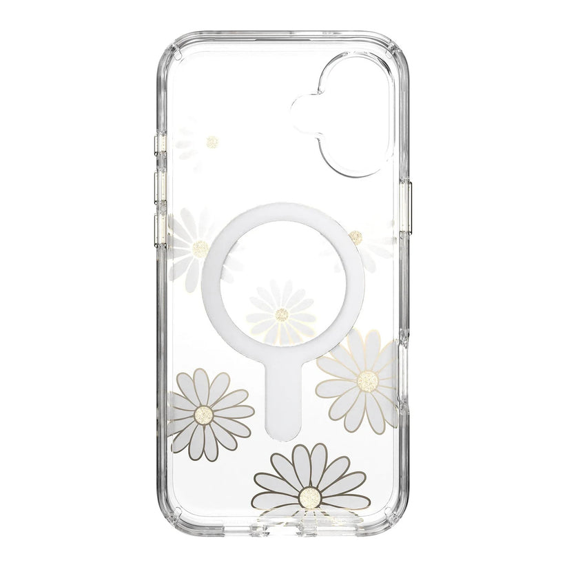 Speck Presidio + ClickLock tok iPhone 16 Plus-hoz — Átlátszó/Arany - iSTYLE HU