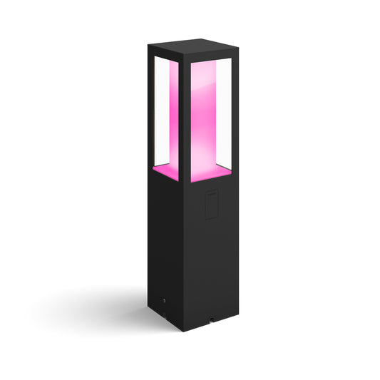 Impress Philips Hue White Ambiance CA LV EU pedestal black 2x8White