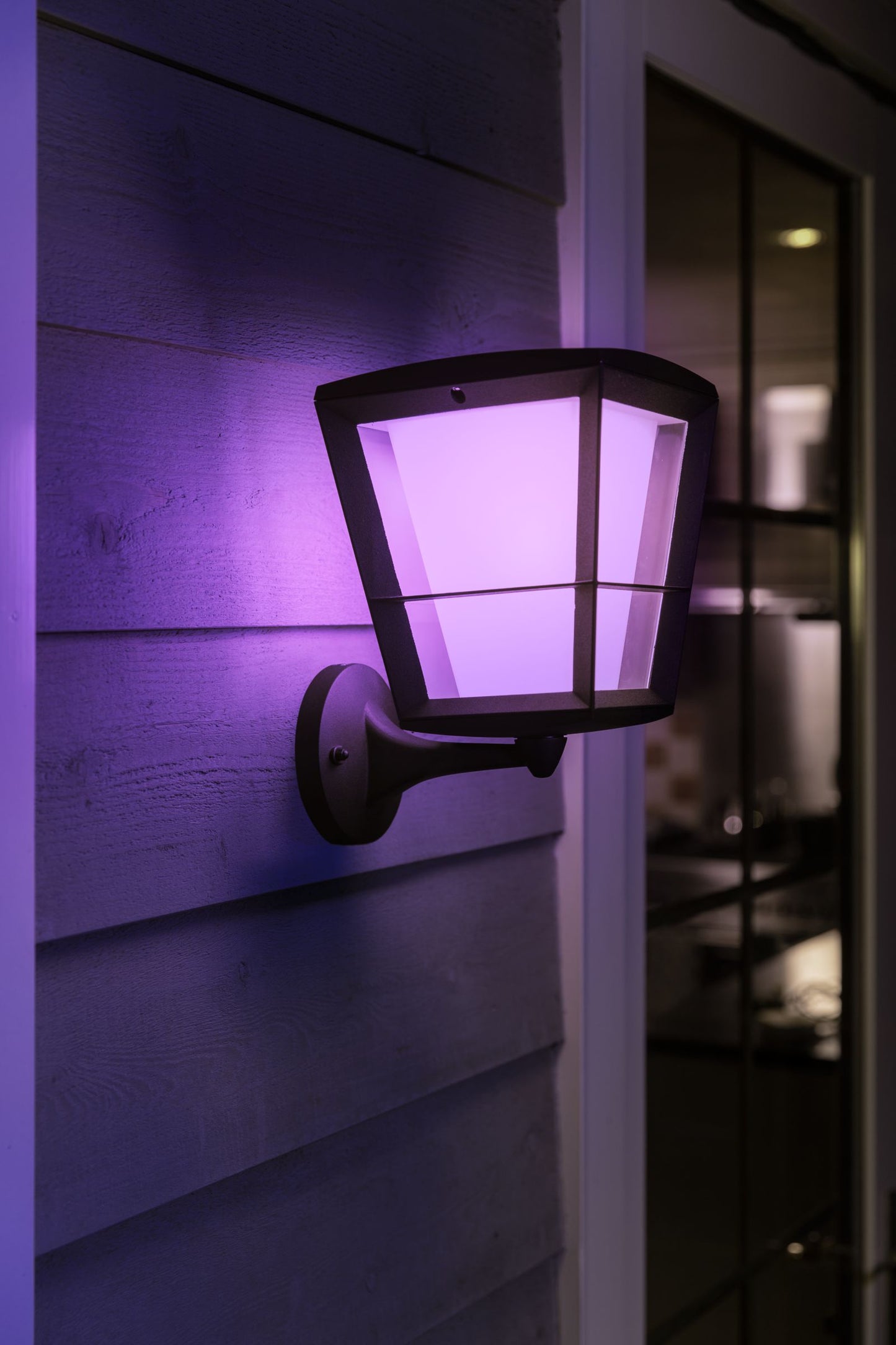 Econic Philips Hue White Ambiance CA EU up White Ambiancell lantern black
