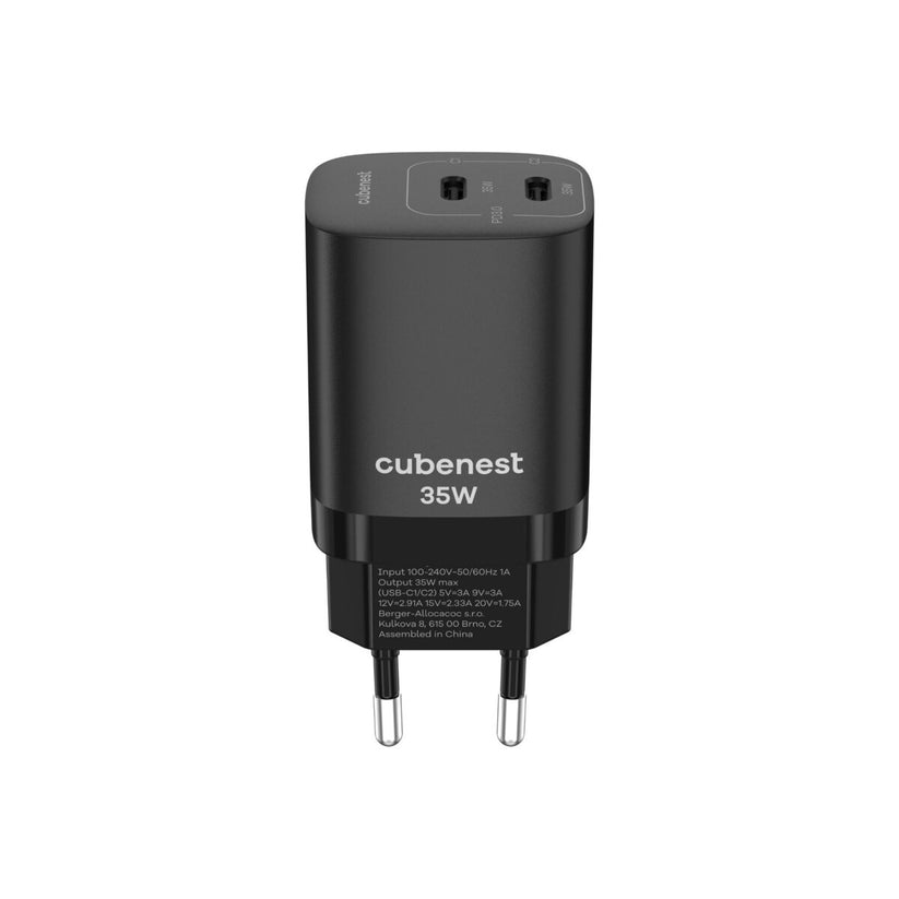 Cubenest – S2D1 - 35W-os hálózati adapter - fekete - iSTYLE HU