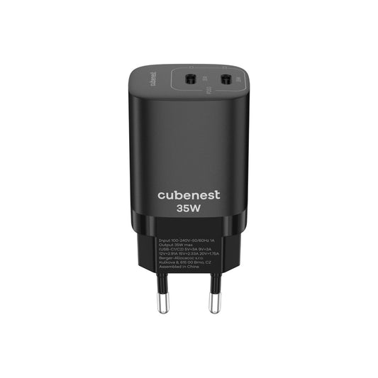 Cubenest – S2D1 - 35W-os hálózati adapter - fekete - iSTYLE HU