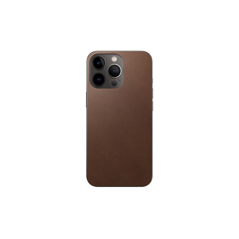 omad – iPhone 13 Pro Max Leather Skin - barna - Open Box - iSTYLE HU