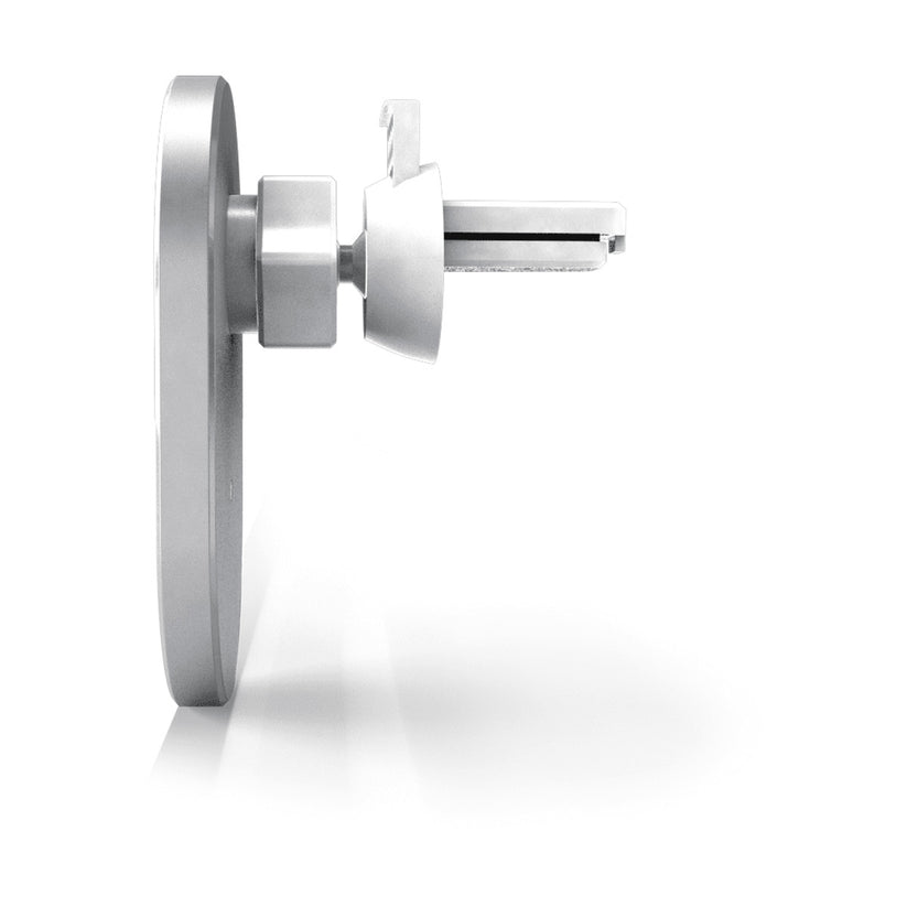 EPICO – Ellipse Vezetéknélküli autós töltő (MagSafe kompatibilis) 15W/10W/7,5W + 18W QC - Ezüst - iSTYLE HU