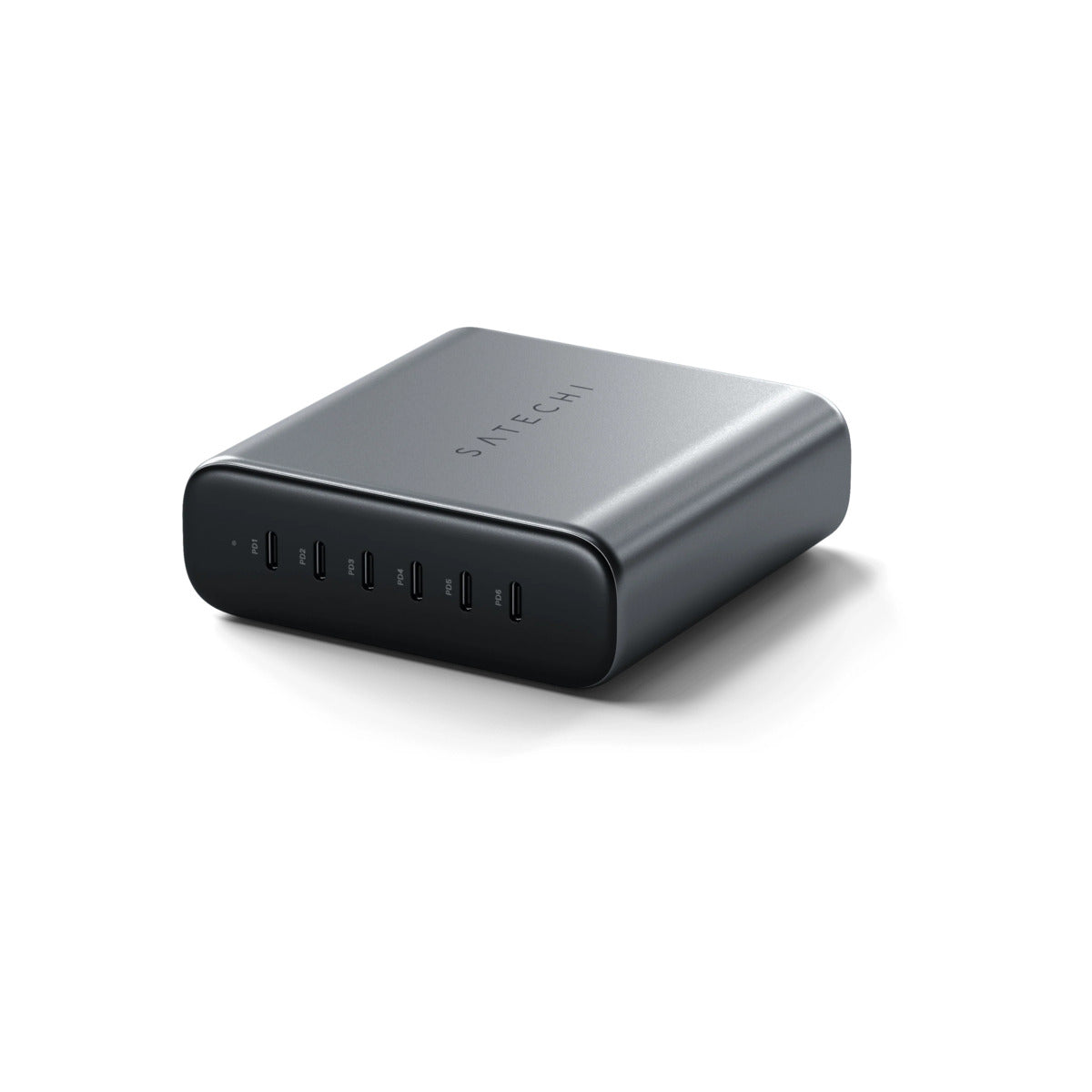 Satechi – 200W USB-C 6-Portos GAN hálózati töltő- szürke - iSTYLE HU