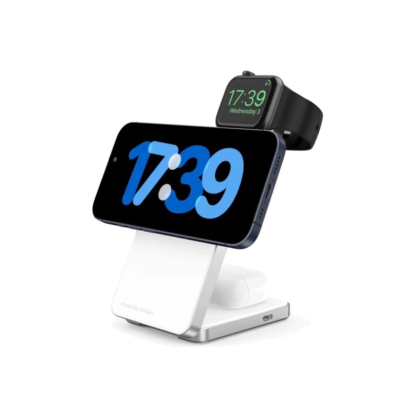 Mobile Origin – Qi2 CompactStand 3in1 - fehér - iSTYLE HU