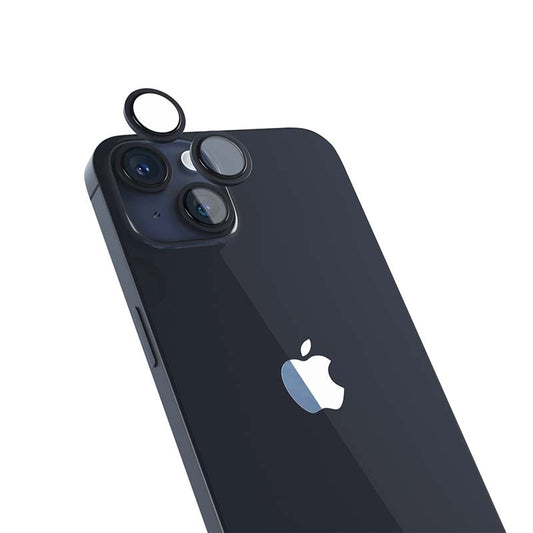 ISTYLE – iPhone 14 / iPhone 14 Plus Aluminium kamera lencsevédő - éjfekete - iSTYLE HU