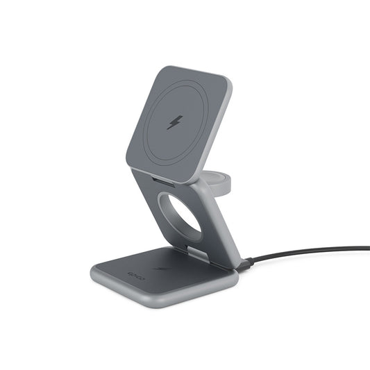 ISTYLE Mag+ Foldable Wireless Charger MagSafe compatible - space grey - iSTYLE HU