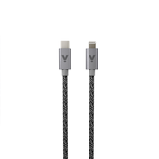 iSTYLE – Fonott USB-C Lightning kábel 1,2 m - asztroszürke - iSTYLE HU