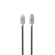 iSTYLE – Fonott USB-C kábel 1,8 m - asztroszürke - iSTYLE HU