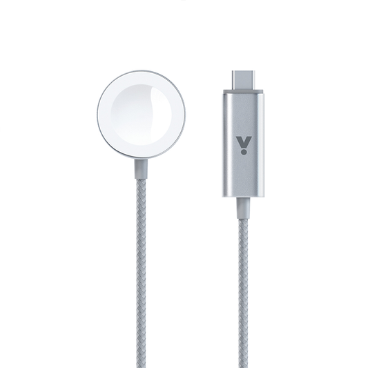ISTYLE USB-C Fast Magnetic Charger for Apple Watch 1.2m - silver - iSTYLE HU