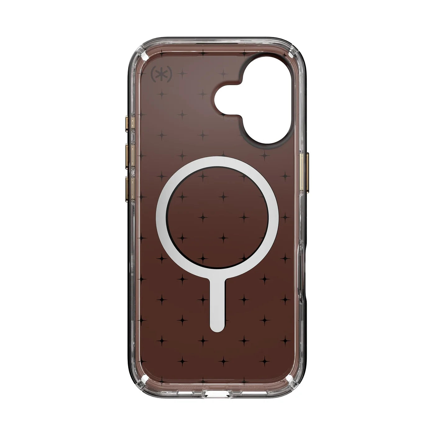 Speck Presidio LUX MagSafe case for iPhone 17 - Luxury Shade/Gold Stars