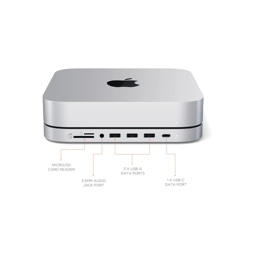 Satechi – Mac mini és Mac Studio állvány és átalakító (külső NVMe SSD foglalttal) - iSTYLE HU
