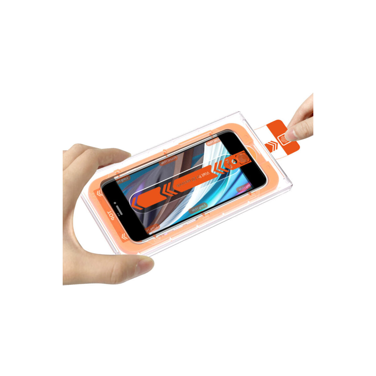 Mobile Origin – Kijelzővédő üveg (2 darab) - applikátorral - iPhone 8 / 7 / SE (2020-2022) - iSTYLE HU