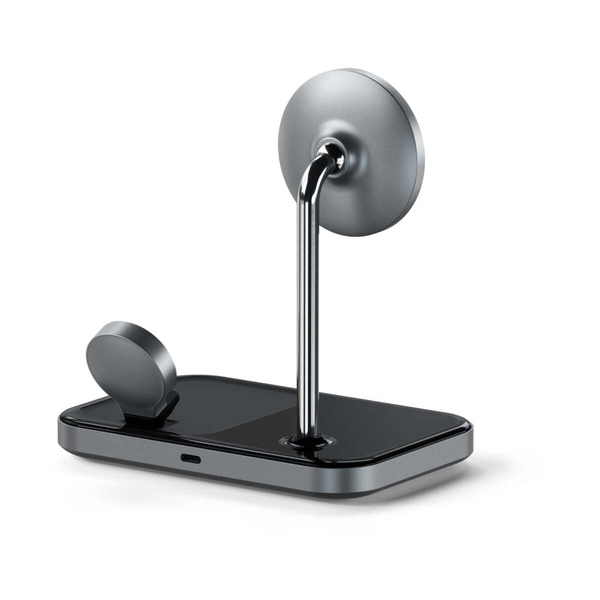 Satechi – Trio 3 az 1-ben vezeték nélküli töltő állomás (Apple Watch, Airpods, iPhone) - Fekete - iSTYLE HU