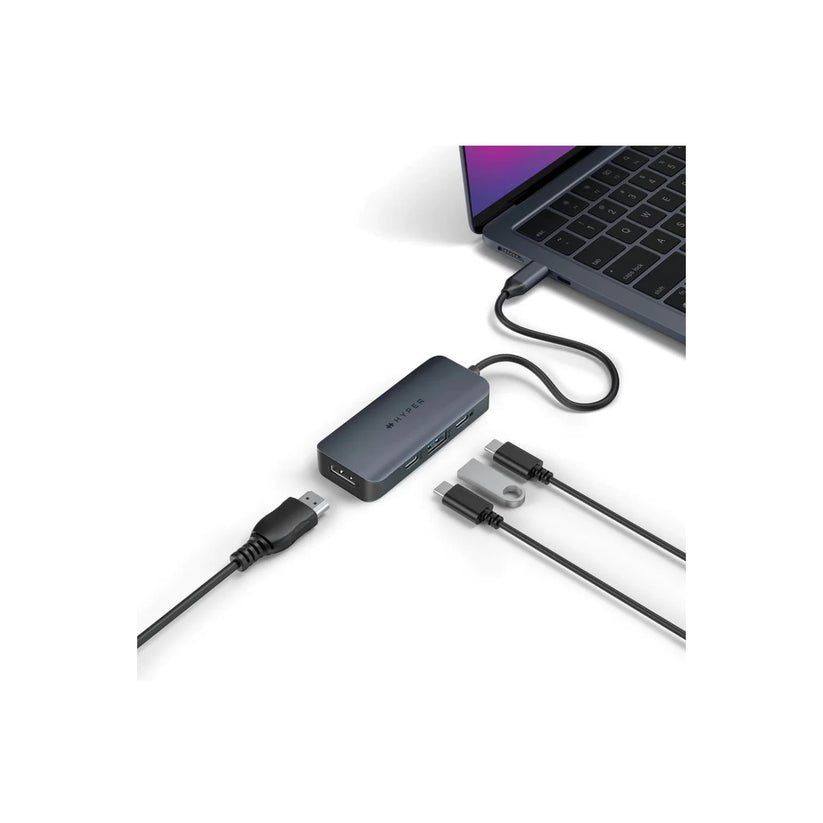 Hyper – EcoSmart 2.generációs 4 portos USB-C Hub - iSTYLE HU