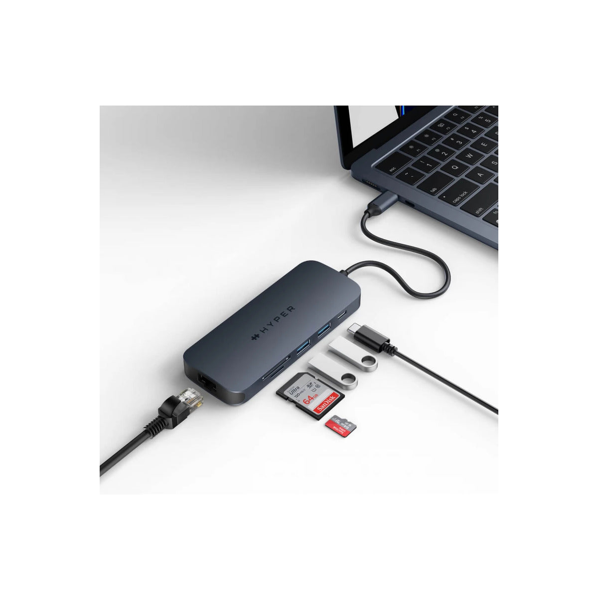 Hyper – EcoSmart 2.generációs 8 portos USB-C Hub - iSTYLE HU