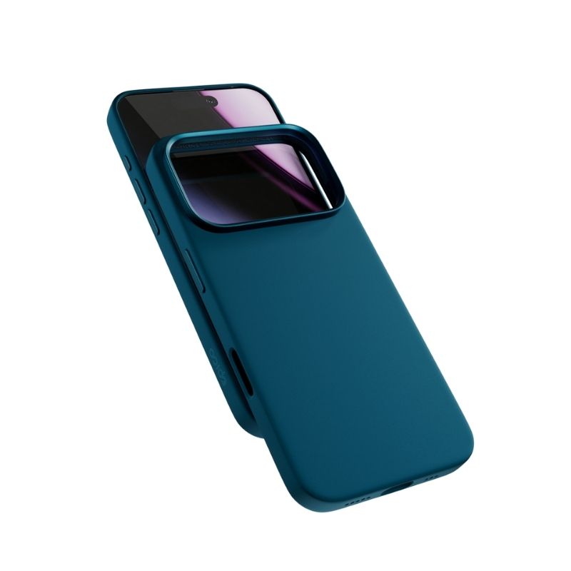 Epico – Silicone Pro Mag\+ tok iPhone 17 Pro Qi2 és MagSafe kompatibilis – petrol blue - iSTYLE HU