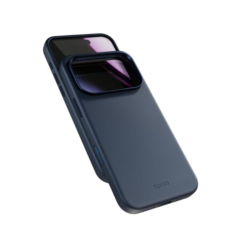 Epico – Leather Pro Mag\+ tok iPhone 17 Pro Qi2 és MagSafe kompatibilis – blue - iSTYLE HU