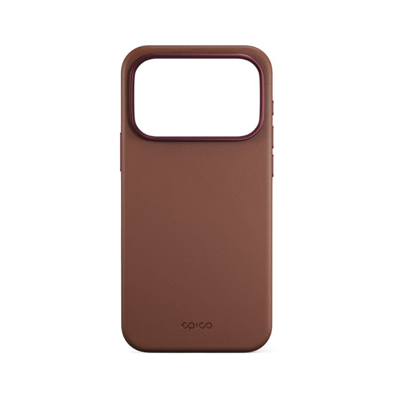 Epico – Leather Pro Mag\+ tok iPhone 17 Pro Qi2 és MagSafe kompatibilis – brown - iSTYLE HU