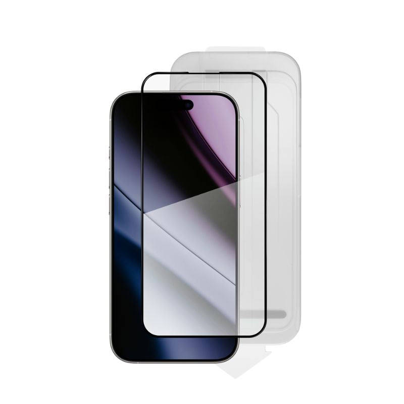 Epico – Tükröződésmentes üveg 3D DF iPhone 16 Pro/17 ultraszéles illeszkedés egy lépéses, pormentes applikátorral - iSTYLE HU