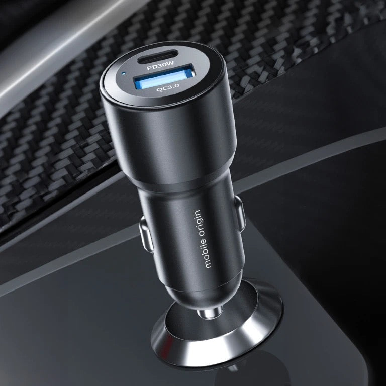 Mobile Origin – Autós töltő 60W USB-C és USB-A - iSTYLE HU