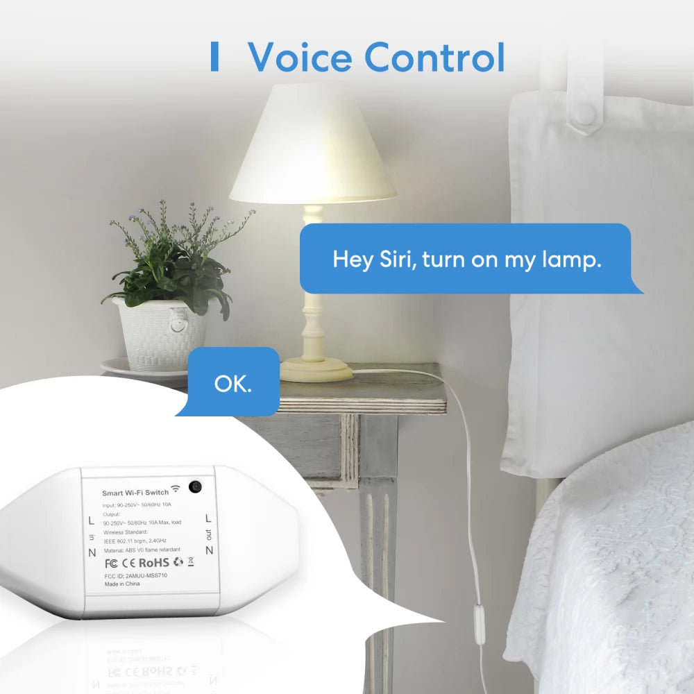 Meross Smart WiFi Switch kapcsoló fehér