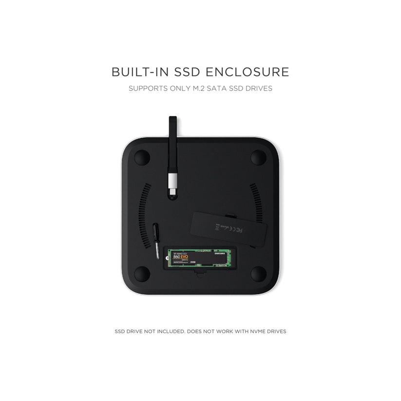 Satechi – Mac mini és Mac Studio állvány és átalakító (külső NVMe SSD foglalttal) - iSTYLE HU