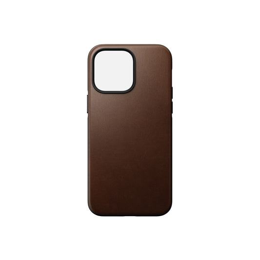 Nomad – Modern Leather Bőrtok iPhone 14, MagSafe - barna - iSTYLE HU