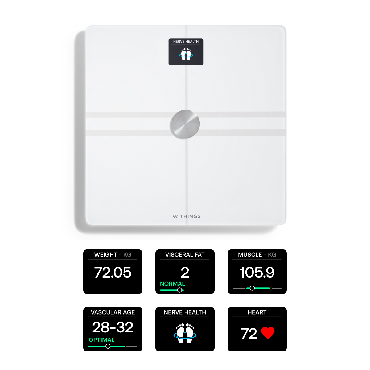 Withings – Body Comp okosmérleg - Fehér - iSTYLE HU